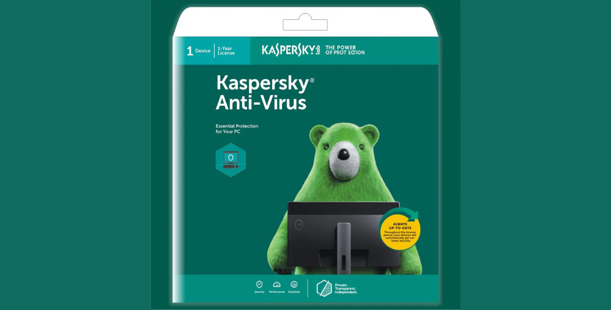 Kaspersky Antivirus 1 USER 1 YEAR